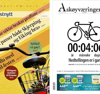 Vestnytt og Askøyværingen samarbeider om annonsene og ein del av magasinstoffet om sykkel-VM.