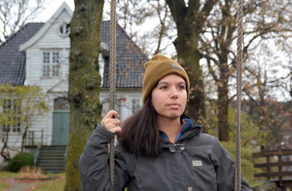 Katrine-Beth Reigstad budde i familieheim frå ho var 12 år. Foto: Ronny Bertelsen, Bygdanytt