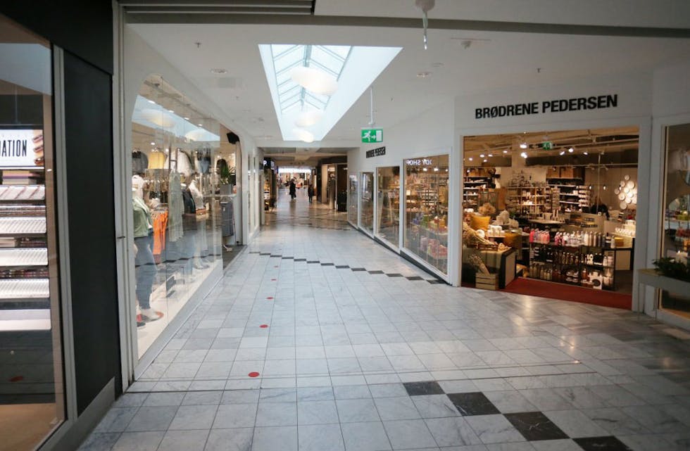Sandnesposten har besøkt kjøpesenteret Kvadrat for å undersøke hvilke butikker som har stengt. Foto: Frode Olsen, Sandnesposten