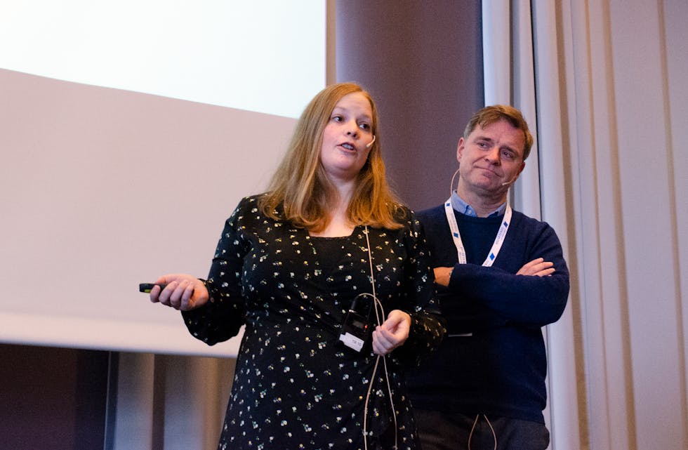 Prosjektleder og markedsansvarlig Lisa Alvestad i Avisa Lofoten og coach Espen Egil Hansen deltok på LLAs Lokal & digital-konferanse i 2021 for å fortelle om prosjektet. 